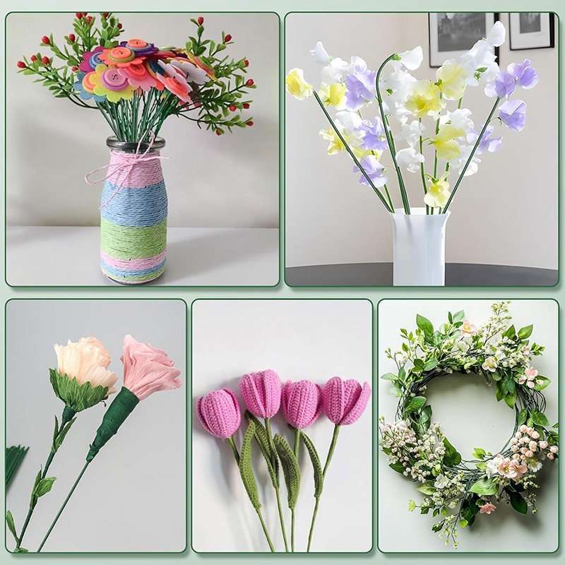 50/100Pcs Floral Wire Stems Fl - Wire Stem Florist 리뷰 및 가격