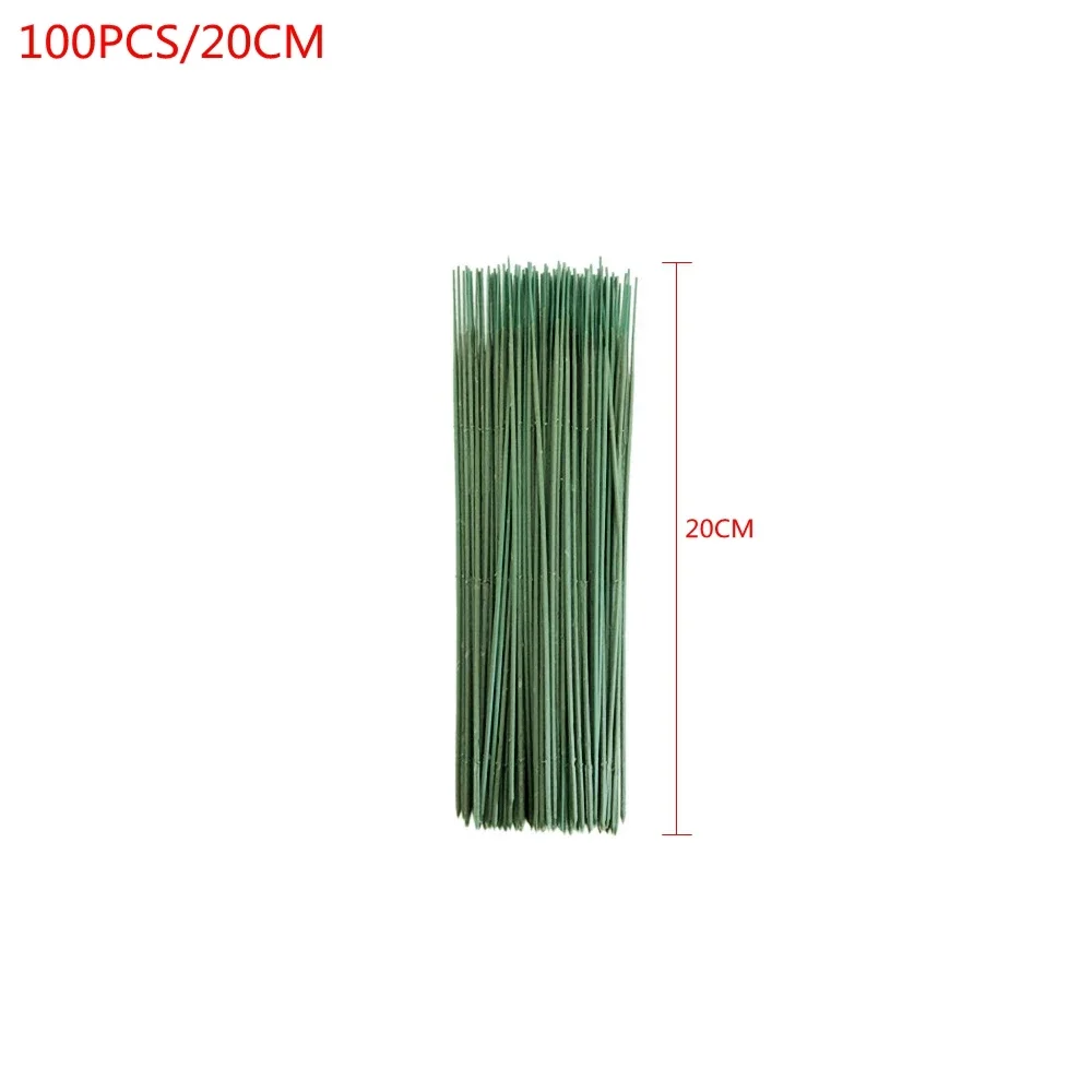 100PCS Artificial Potted Stem  - Wire Stem Florist 리뷰 및 가격