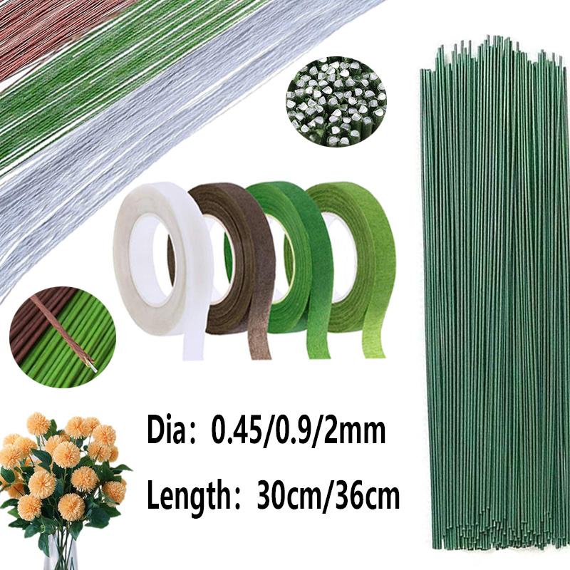 22/20 Gauge LightGreen Floral  - Wire Stem Florist 리뷰 및 가격