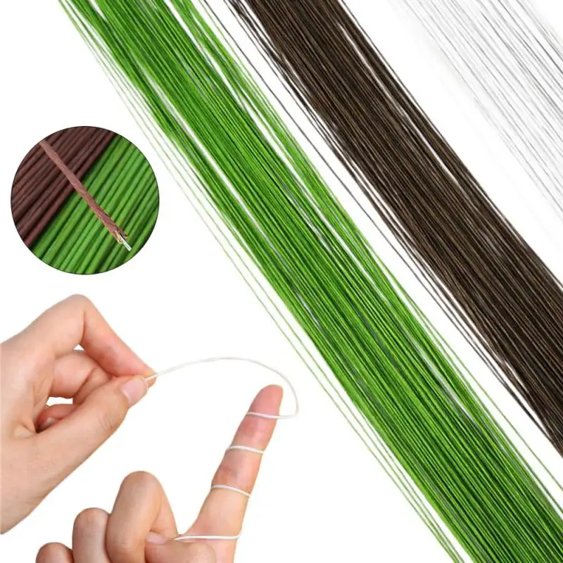 22/20 Gauge LightGreen Floral  - Wire Stem Florist 리뷰 및 가격