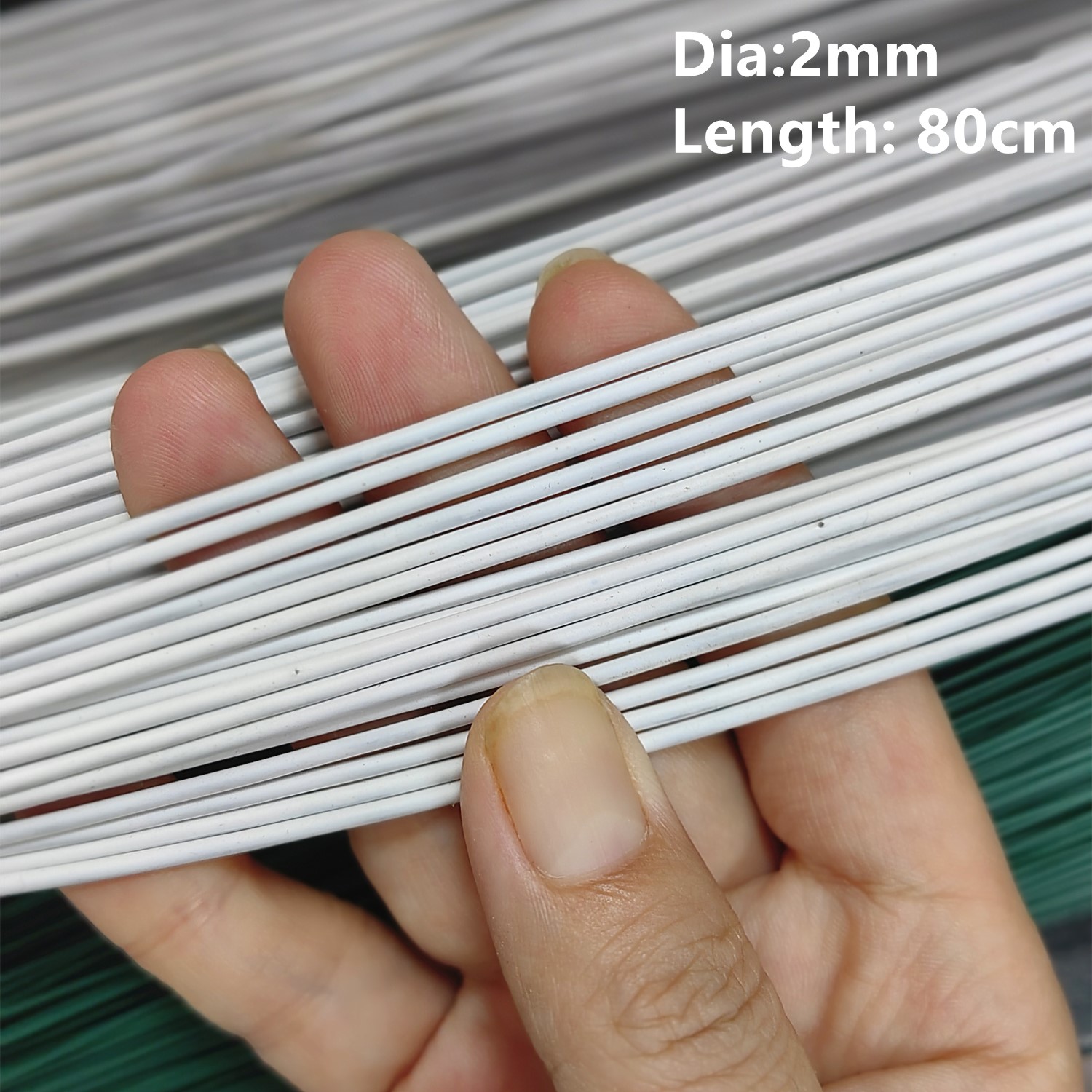 2# 2mm/1.2mm 30pcs 80cm Length - Wire Stem Florist 리뷰 및 가격