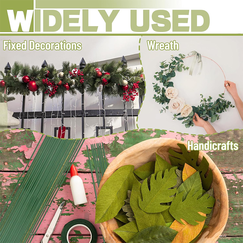5-100Pcs Mini Green Floral Wir - Wire Stem Florist 리뷰 및 가격