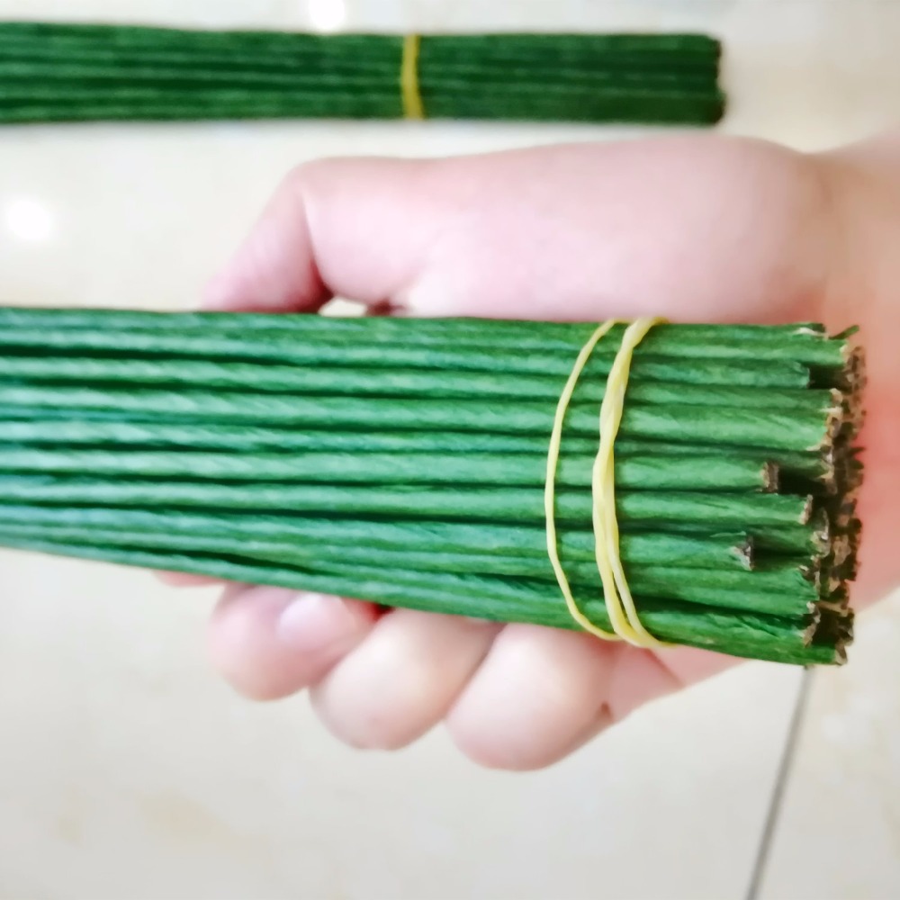 1mm 2/3/4/5mm 40/60cm Dark Gre - Wire Stem Florist 리뷰 및 가격