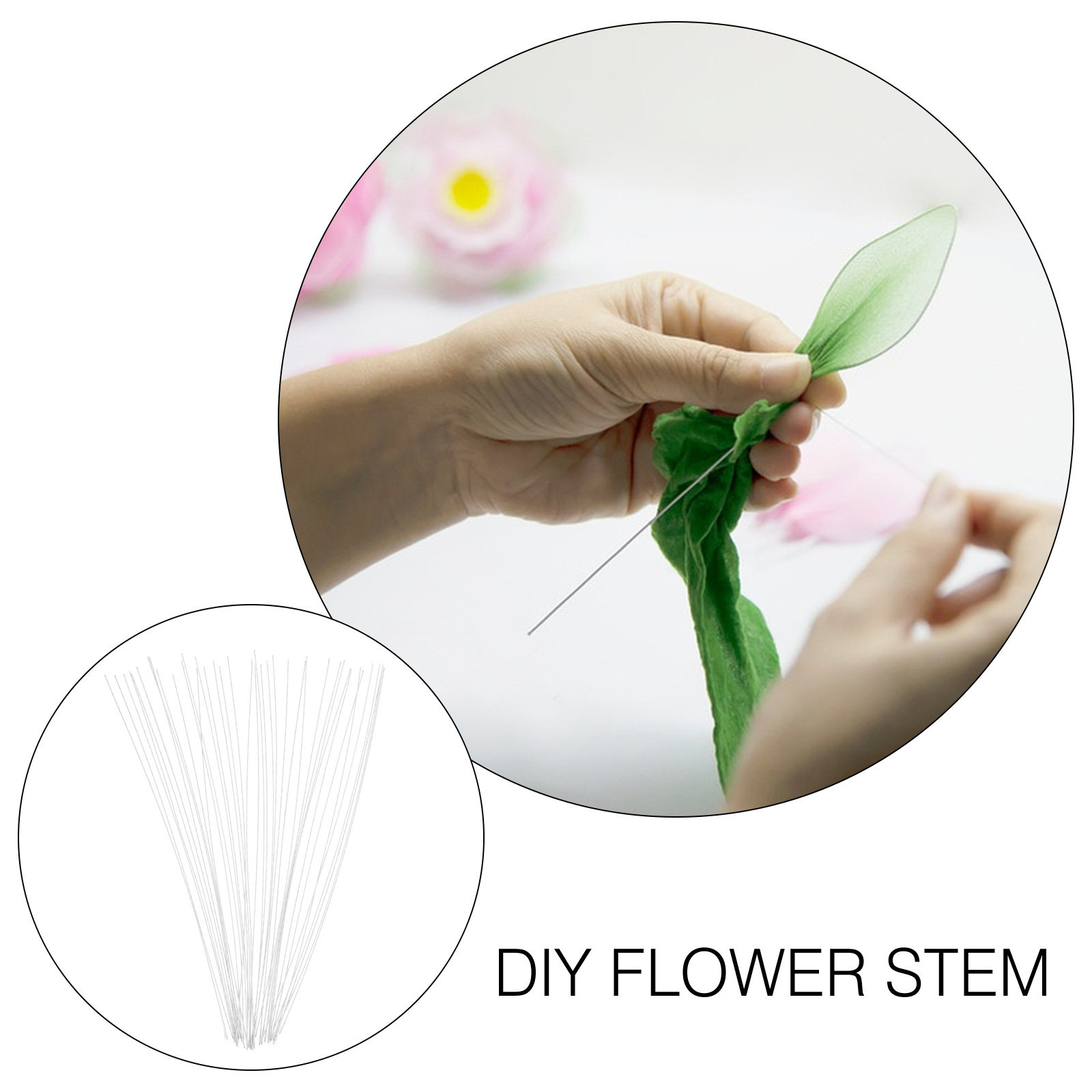 40Pcs Iron Wire Floral Stems S - Wire Stem Florist 리뷰 및 가격